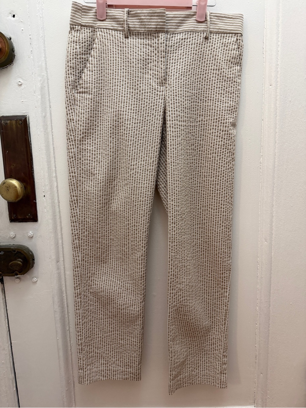 LOFT Riviera Slim Cotton Pants